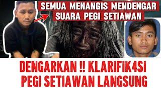 MENGEJUTK4NPEGI SETIAWAN BUK4 SUAR4 JUJUR² AN DAN MENGAKUI SEMUA TERBONGK4R JUGA K4SUS INI