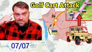 Update from Ukraine  Ukraine Repelled Ruzzian Golf Cart Attack in Kharkiv