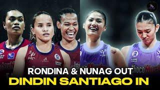 CONFIRM Dindin Santiago to Choco Mucho SISI & NUNAG OUT this PVL reinforce conference 