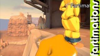 SFM TOY CHICA FARTING AND POOPING OF CLIFF