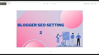 Blogger SEO Setting PART   2  Tamil Bloggers