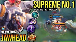 JAWHEAD BEST BUILD 2024  BUILD TOP GLOBAL JAWHEAD GAMEPLAY  MOBILE LEGENDS