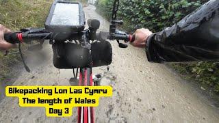 Flash floods Lightning Cycling Lon Las Cymru The length of Wales on a cheap Eurobike.