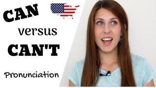 Can vs Cant  American English Pronunciation