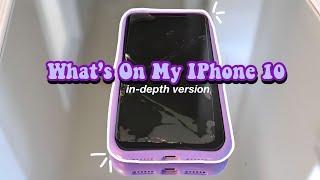 Whats On my iPhone 10 In-Depth Trinity Bowers