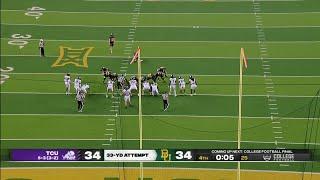 Baylors Isaiah Hankins Nails Game Winning Field Goal vs. TCU