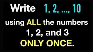 Can you do this? Think of more ways