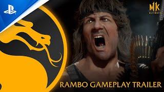 Mortal Kombat 11 Ultimate - Official Rambo Gameplay Trailer  PS4 PS5