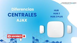  Centrales Ajax  Diferencias entre las centrales Hub Hub 2 y Hub 2 Plus