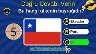 Dünyanın En Eğlenceli Bayrak Quizi 20 Ülke Bayrağını Tanıyabilir misiniz?