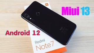 Miui 13 Android 12 как установить на Redmi Note 7