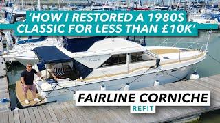 How I refitted a 1980s Fairline Corniche 31 for less than £10000  Motor Boat & Yachting