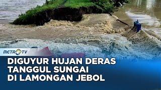 Tanggul Jebol Puluhan Hektar Tambak Ikan Tenggelam