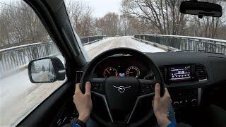 2022 UAZ Patriot - POV TEST DRIVE  Вождение от первого лица.