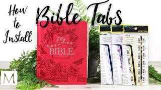 How to Install Bible Tabs