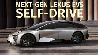 Next generation Lexus EVs will self drive car  LF-ZC