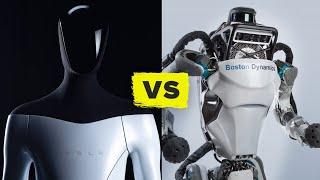 Tesla Bot vs Boston Dynamics Atlas Watch their reveals