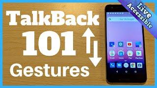 TalkBack 101 Lesson 2 Back and Forth Gestures #LiveAccessible #TalkBack101