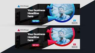 Web Banner design with Photoshop