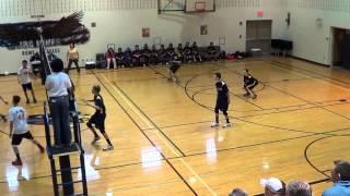 Drauden Point Vs Ira Jones Boys Volleyball 04-10-2013