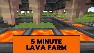 5 Minute Lava Farm Tutorial for Minecraft 1.21 and 1.17+