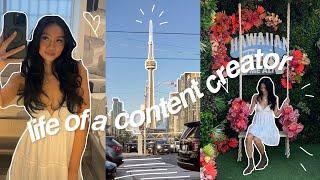 VLOG of an Introverted Influencer  Toronto PR events what to expect content creator friends 