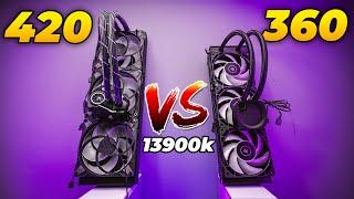 420mm vs 360mm AIO  Welcome to the NEW ERA or BEST COOLERS