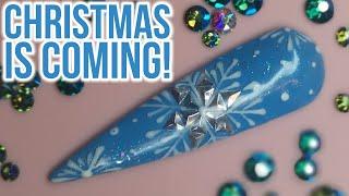 Snowflake Out Of Diamond Decals  A Blingy Christmas