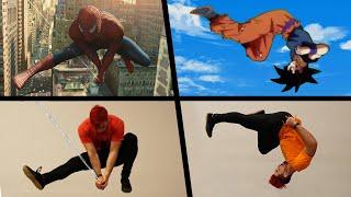 Top Stunts 2019 In Real Life Spiderman Endgame Dragon Ball Naruto