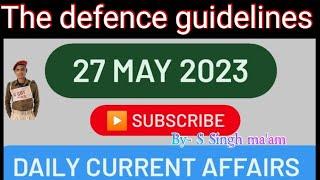 Class 01 27May 2023 Daily current affairs ll Daily current Affairs ll Current affairs in Hindi