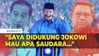 Prabowo Blak-blakan Akui Didukung Jokowi hingga SBY Jadi Presiden Wajar Itu