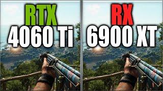 RTX 4060 Ti vs RX 6900 XT Benchmarks - Tested 20 Games