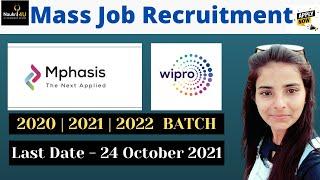 Wipro  Mphasis Off Campus Drive 2020  2021 2022 Batch - Exam Pattern and Selection Process 