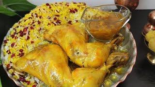 مرغ زعفرانیمجلسی بینظیر با تمام نکاتUnique saffron chicken with all the tips