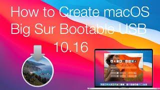 How To Create macOS Big Sur Beta Bootable USB