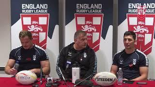 Shaun Wane Press Conference  England v Samoa - RLWC2021 Semi-Final