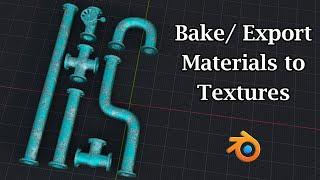 Export Procedural Texture or Material  Learn How To Bake Any Texture In Blender & Import Elsewhere