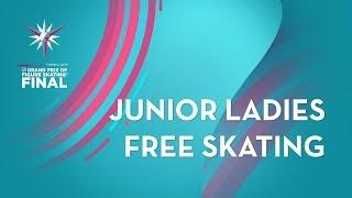 Ladies Free Skating  ISU Junior Grand Prix Final  Torino 2019  #JGPFigure