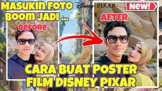 INI YANG KALIAN CARI  CARA BUAT POSTER FILM DISNEY PIXAR YANG VIRAL CUMA MASUKAN FOTO BOOM JADI ️