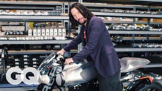 Keanu Reeves Shows Off His Most Prized Motorcycles  Collected  GQ