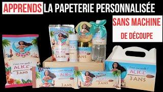 PAPETERIE PERSONNALISÉE SANS MACHINE DE DÉCOUPE  CAPRISUN PERSONNALISÉ  KINDER BUENO PERSONNALISÉ