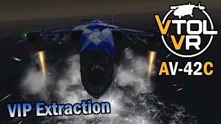 VTOL VR ️ AV-42C embassy raid during VIP extraction