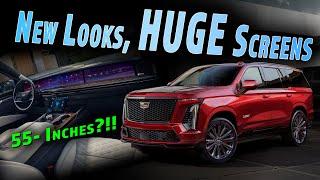 Cadillac’s 2025 Escalade Has A Massive 55-inch LCD In The Dash??