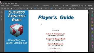 BSG Master Class-Business Strategy Game 2022 Players Guide Analysis