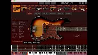 IK Multimedia MODOBASS Legato slide mode changed from MIDI controller #65 to KS.