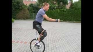 Einradfahren frisch gelernt  just learned unicycling