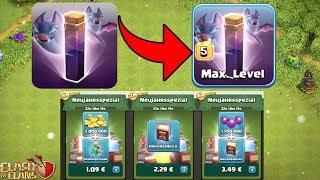 FLEDERMAUS ZAUBER MAXEN Level 1 auf Level 5  Clash of Clans  CoC