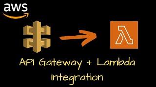 AWS Api Gateway + lambda  integration