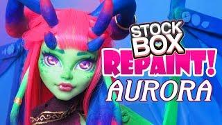 STOCK BOX Repaint Aurora Dragon Custom Monster High Venus Doll