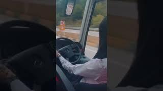 pakistani girl bus driver #professionaldriver #bus #busdriving #bus #travel #love #parkour #jtv